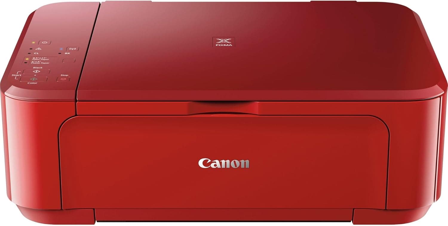 Canon PIXMA MG3620 Wireless All-In-One Color Inkjet Printer (Red)