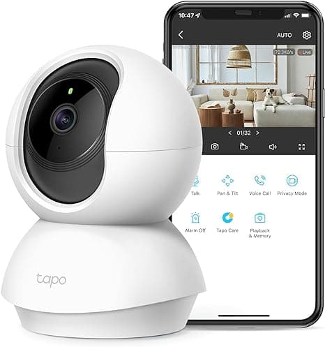 TP-Link Tapo C210 Pan/Tilt 2K Pet & Baby Camera