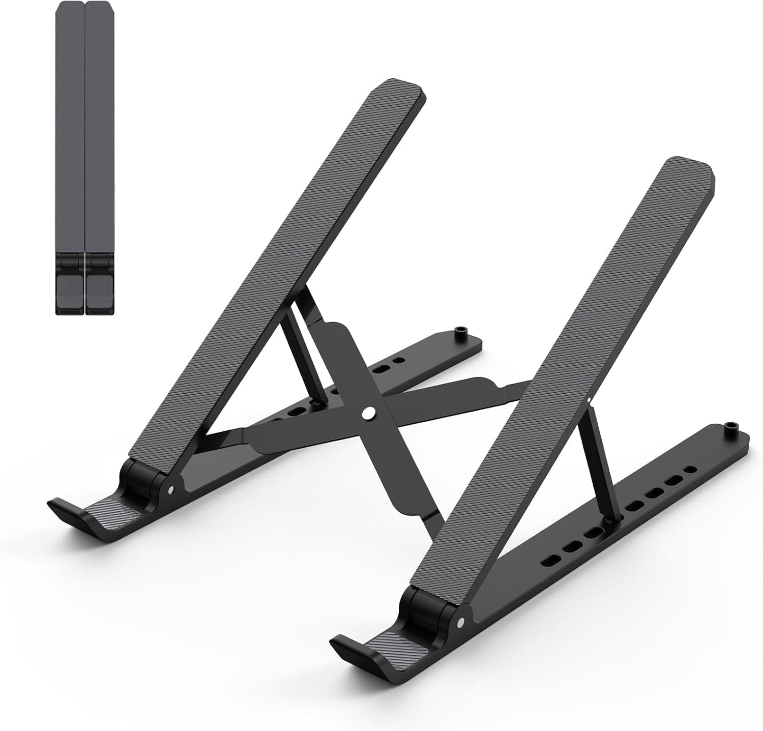 Tonmom Adjustable Laptop Stand for Desk (Black)