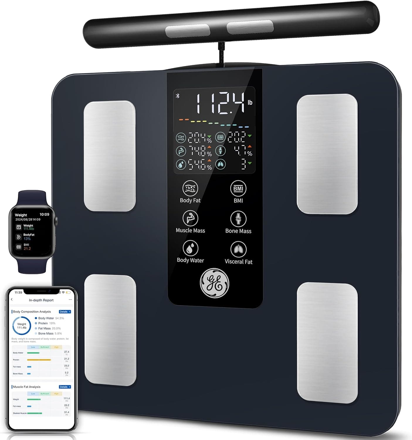 GE Smart Scale for Body Weight (8-Electrode)